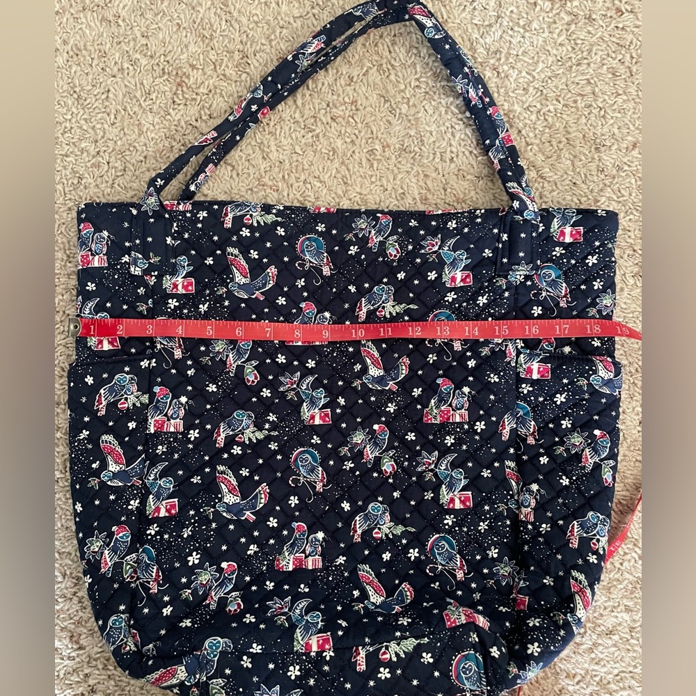 Large Vera Bradley winter themed tote